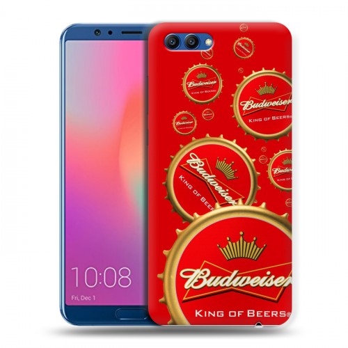 Дизайнерский пластиковый чехол для Huawei Honor View 10 Budweiser