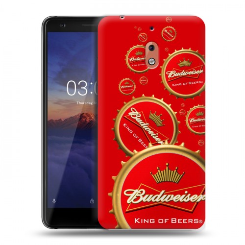 Дизайнерский силиконовый чехол для Nokia 2.1 Budweiser