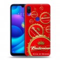 Дизайнерский пластиковый чехол для Xiaomi Mi Play Budweiser