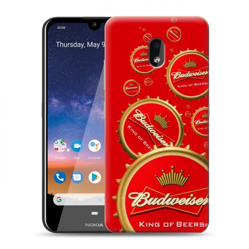 Дизайнерский силиконовый чехол для Nokia 2.2 Budweiser