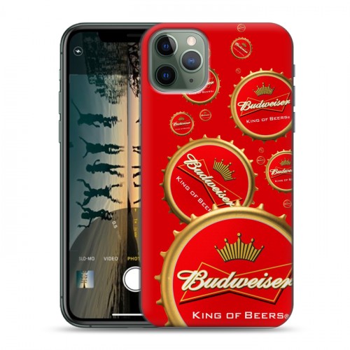 Дизайнерский пластиковый чехол для Iphone 11 Pro Budweiser