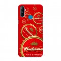 Дизайнерский силиконовый чехол для Realme C3 Budweiser