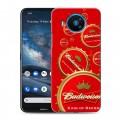 Дизайнерский силиконовый чехол для Nokia 8.3 Budweiser