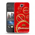 Дизайнерский пластиковый чехол для HTC Desire 300 Budweiser