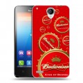 Дизайнерский пластиковый чехол для Lenovo S890 Budweiser