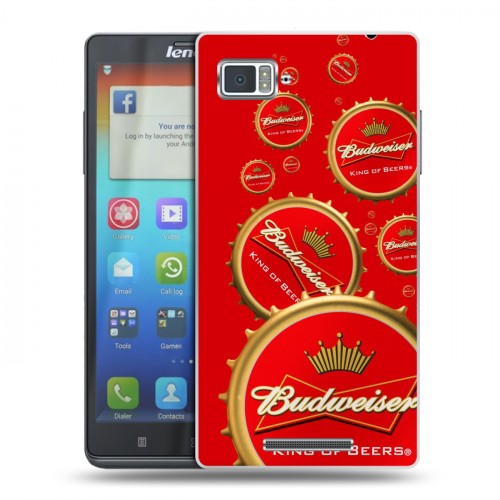 Дизайнерский пластиковый чехол для Lenovo Vibe Z Budweiser