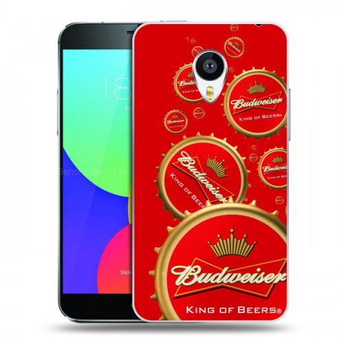 Дизайнерский пластиковый чехол для Meizu MX4 Budweiser