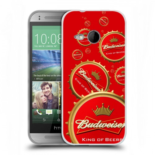 Дизайнерский пластиковый чехол для HTC One mini 2 Budweiser