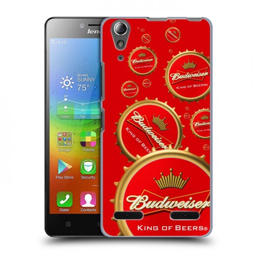 Дизайнерский пластиковый чехол для Lenovo A6000 Budweiser