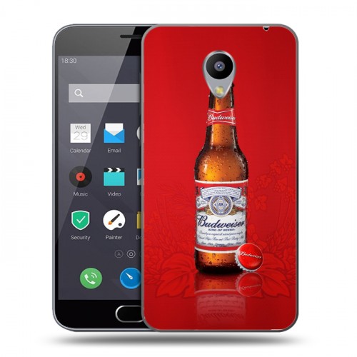 Дизайнерский пластиковый чехол для Meizu M2 Note Budweiser