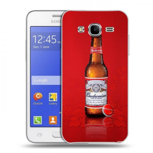 Дизайнерский силиконовый чехол для Samsung Galaxy J7 Budweiser