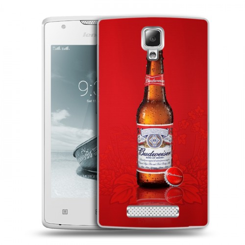 Дизайнерский пластиковый чехол для Lenovo A1000 Budweiser