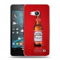 Дизайнерский пластиковый чехол для Microsoft Lumia 550 Budweiser