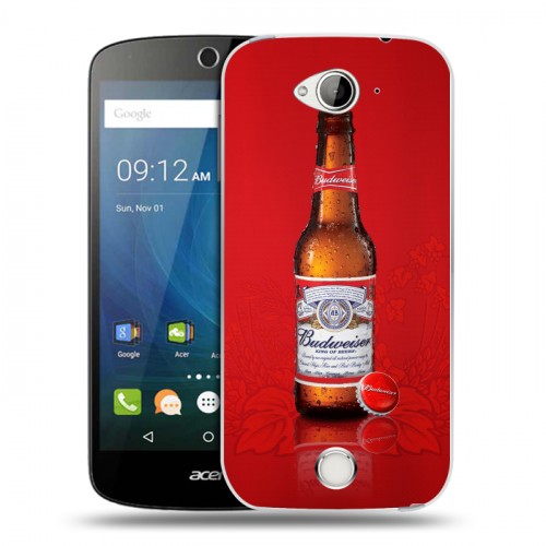 Дизайнерский силиконовый чехол для Acer Liquid Z530 Budweiser