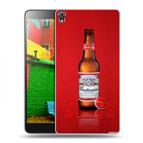 Дизайнерский силиконовый чехол для Lenovo Phab Budweiser