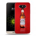 Дизайнерский пластиковый чехол для LG G5 Budweiser