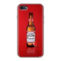 Дизайнерский силиконовый чехол для Iphone 7 Budweiser