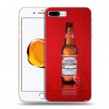 Дизайнерский пластиковый чехол для Iphone 7 Plus / 8 Plus Budweiser