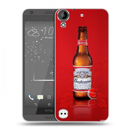 Дизайнерский пластиковый чехол для HTC Desire 530 Budweiser