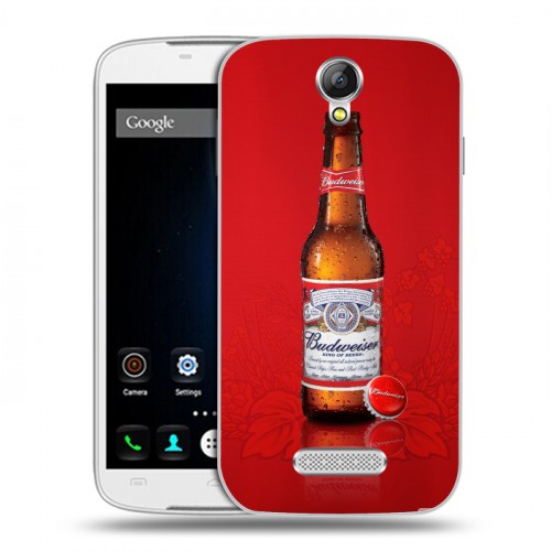 Дизайнерский пластиковый чехол для Doogee X6 Budweiser