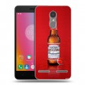 Дизайнерский пластиковый чехол для Lenovo K6 Budweiser