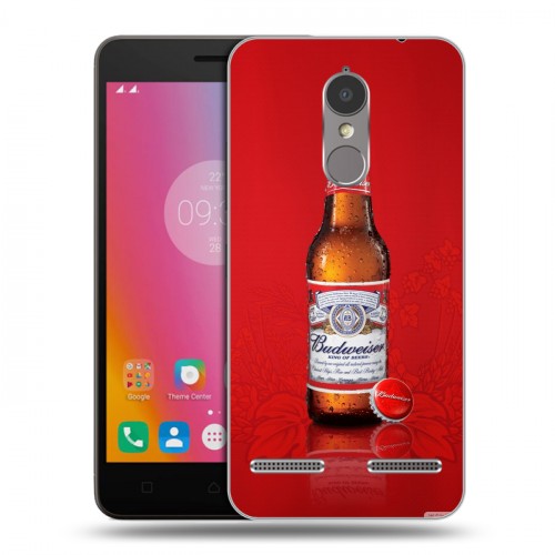 Дизайнерский пластиковый чехол для Lenovo K6 Budweiser