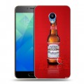 Дизайнерский пластиковый чехол для Meizu M5 Budweiser