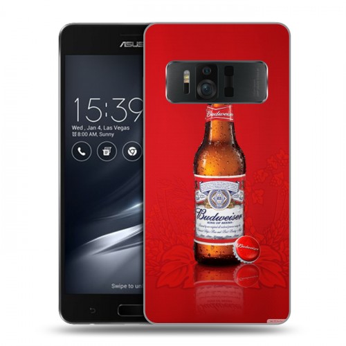 Дизайнерский силиконовый чехол для ASUS ZenFone AR Budweiser