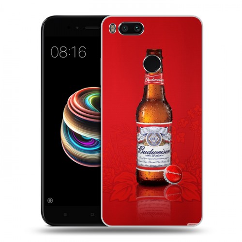 Дизайнерский силиконовый чехол для Xiaomi Mi5X Budweiser