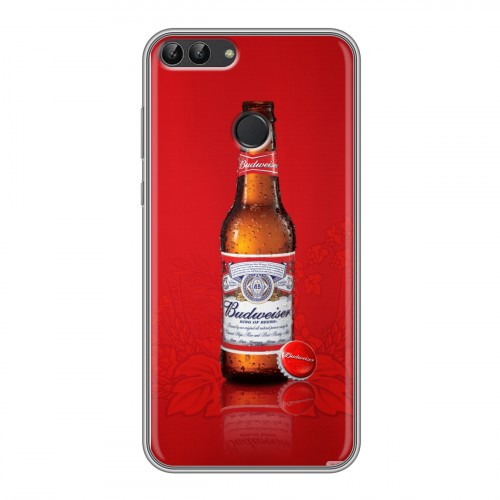 Дизайнерский силиконовый чехол для Huawei P Smart Budweiser