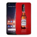 Дизайнерский силиконовый чехол для Nokia 3.2 Budweiser