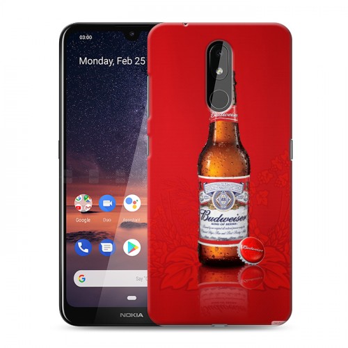 Дизайнерский силиконовый чехол для Nokia 3.2 Budweiser