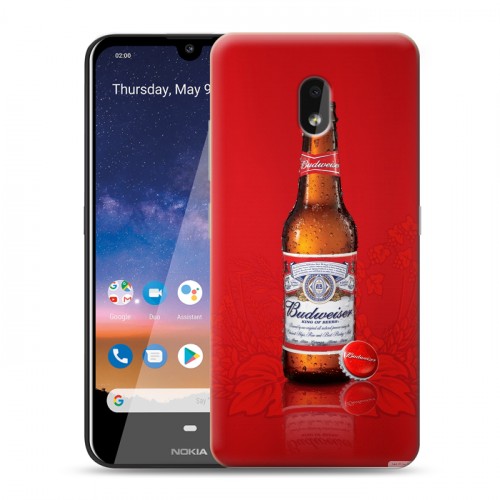 Дизайнерский силиконовый чехол для Nokia 2.2 Budweiser