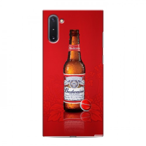 Дизайнерский пластиковый чехол для Samsung Galaxy Note 10 Budweiser