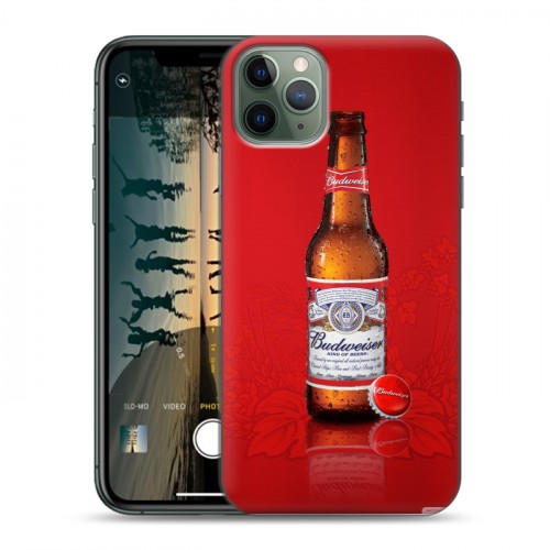 Дизайнерский пластиковый чехол для Iphone 11 Pro Budweiser