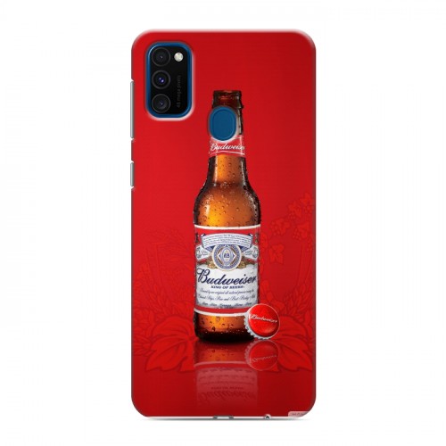 Дизайнерский силиконовый чехол для Samsung Galaxy M30s Budweiser