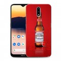 Дизайнерский пластиковый чехол для Nokia 2.3 Budweiser