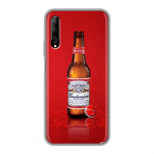 Дизайнерский силиконовый чехол для Huawei Y9s Budweiser