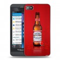 Дизайнерский пластиковый чехол для BlackBerry Z10 Budweiser