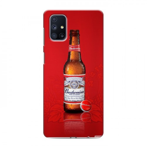 Дизайнерский пластиковый чехол для Samsung Galaxy M51 Budweiser