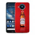 Дизайнерский силиконовый чехол для Nokia 8.3 Budweiser