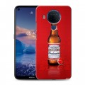 Дизайнерский силиконовый чехол для Nokia 5.4 Budweiser