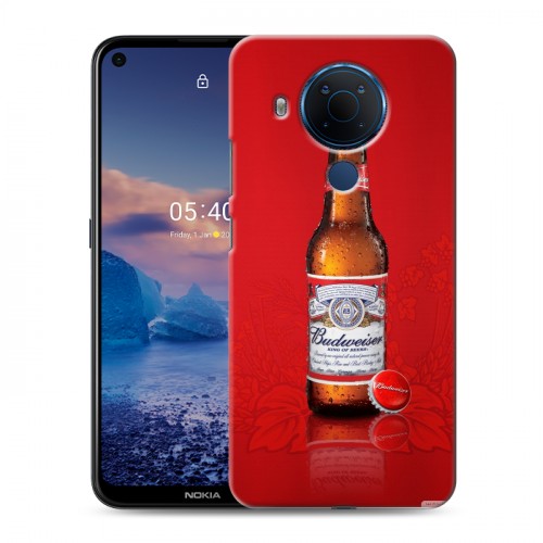 Дизайнерский силиконовый чехол для Nokia 5.4 Budweiser