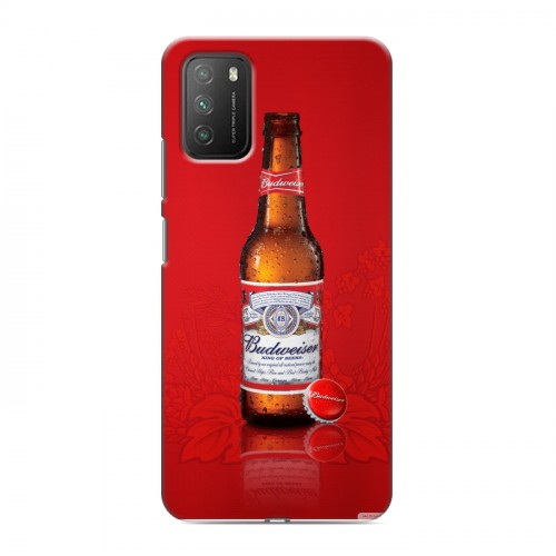 Дизайнерский пластиковый чехол для Xiaomi Poco M3 Budweiser