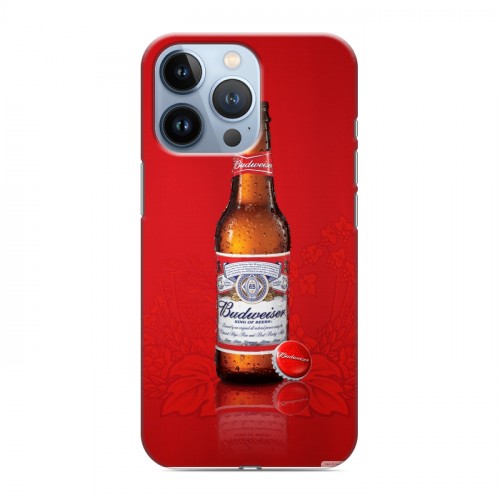 Дизайнерский силиконовый чехол для Iphone 13 Pro Budweiser