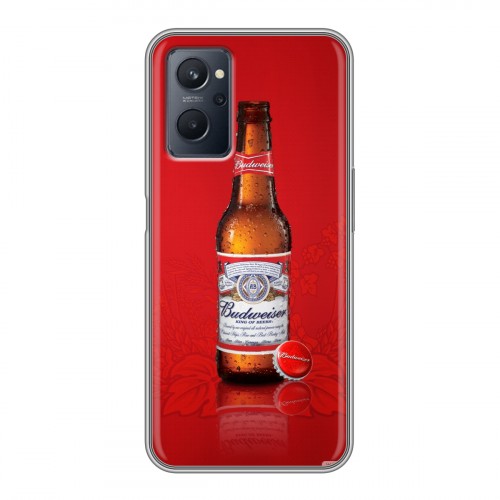 Дизайнерский силиконовый чехол для Realme 9i Budweiser