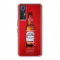 Дизайнерский силиконовый чехол для TCL 30 Budweiser