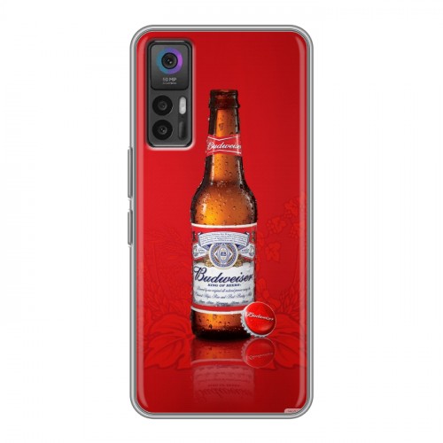 Дизайнерский силиконовый чехол для TCL 30 Budweiser