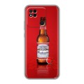 Дизайнерский силиконовый с усиленными углами чехол для Xiaomi Redmi 10A Budweiser