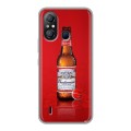 Дизайнерский силиконовый чехол для Itel A49 Budweiser